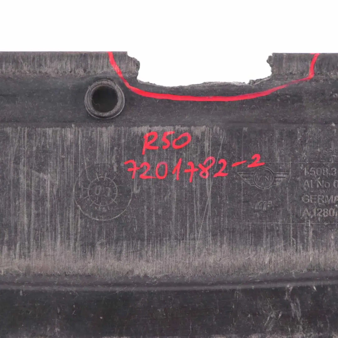 Underbody Panelling Mini Cooper R50 R53 Front Underfloor Panel 1508362 Petrol to with Part number 7201782 Underbody Panelling Mini Cooper R50 R53 Front Underfloor Panel 1508362 Petrol - SKU 7201782-2 - Part number 7201782