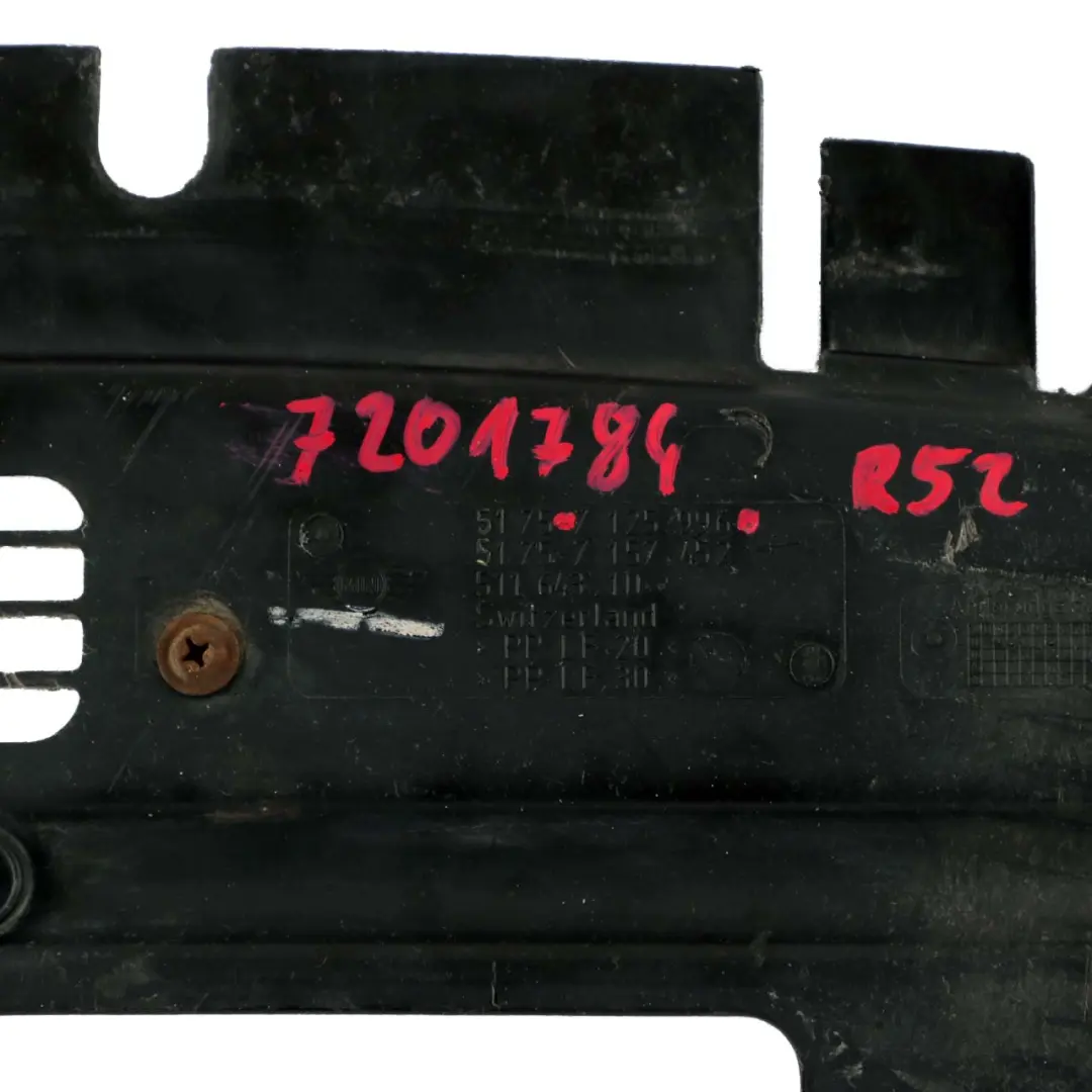 Rivestimento Anteriore Sottoscocca per Mini Cooper R52 R53 con numero di parte 7201784 Mini Cooper R52 R53 Rivestimento Anteriore Sottoscocca - SKU 7201784 - Numero di parte 7201784