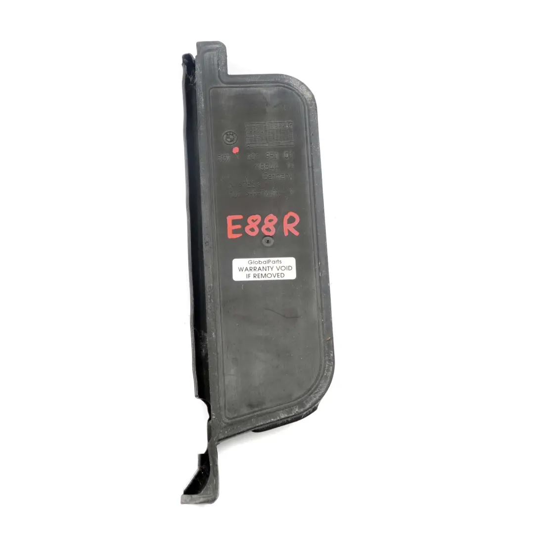 Coperchio del lunotto posteriore Rivestimento acustico destro per BMW E88 con numero di parte 7201950 BMW E88 Coperchio del lunotto posteriore Rivestimento acustico destro - SKU 7201950 - Numero di parte 7201950