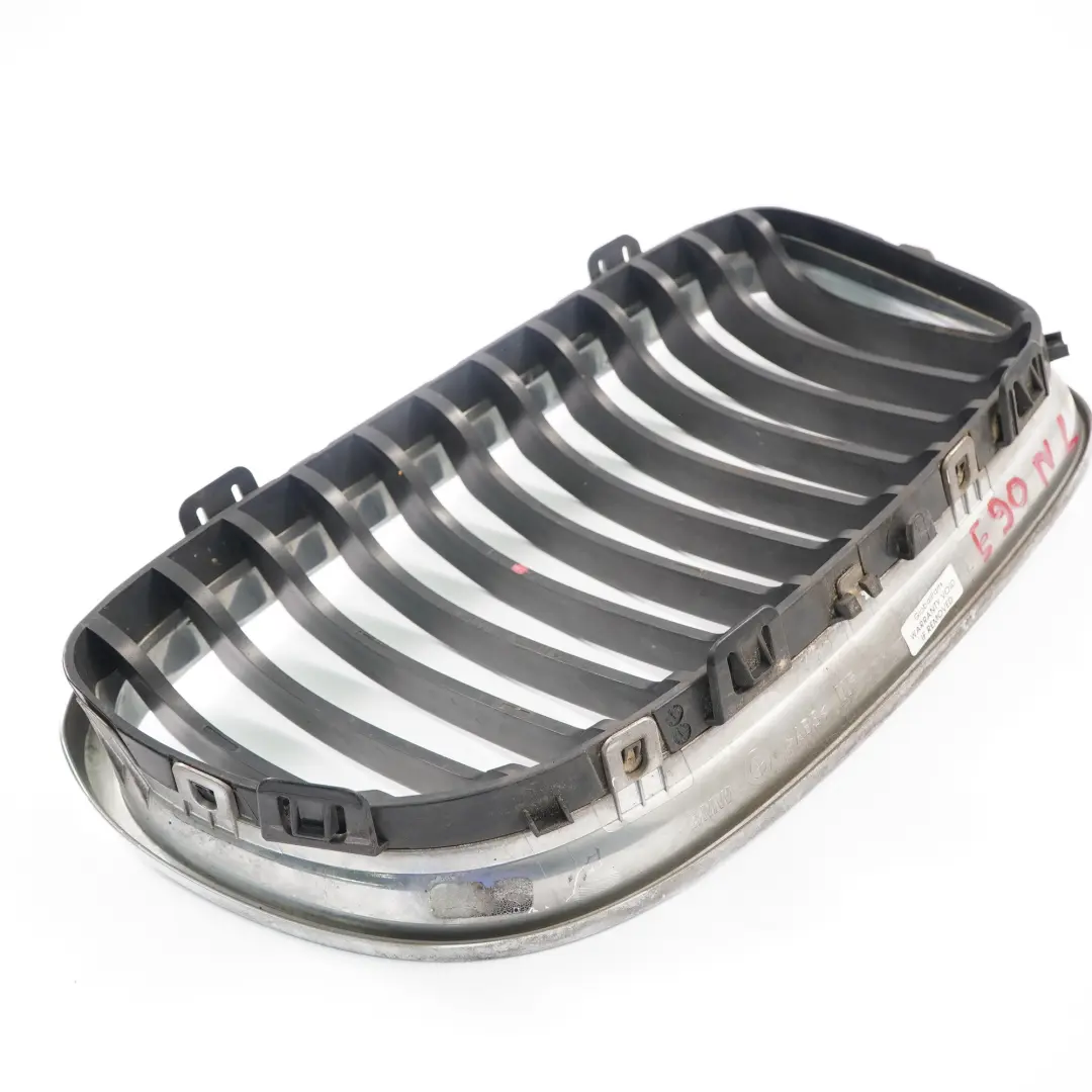 Front Bumper Grille Chrome Trim Frame Left N/S to BMW E90 E91 LCI with Part number 7201967 BMW E90 E91 LCI Front Bumper Grille Chrome Trim Frame Left N/S - SKU 7201967 - Part number 7201967