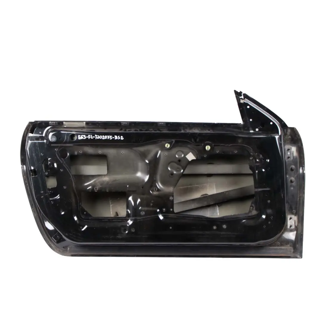 Door Front Left N/S Black Sapphire Metallic - 475 to BMW 6 Series E63 E64 with Part number 7202075 BMW 6 Series E63 E64 Door Front Left N/S Black Sapphire Metallic - 475 - SKU 7202075-BS3 - Part number 7202075