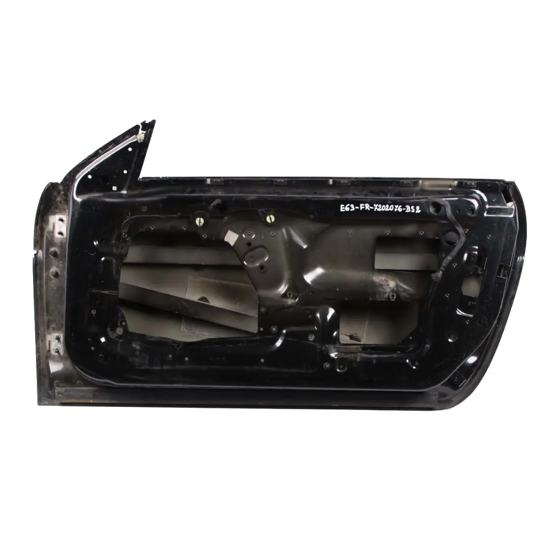 BMW 6 Series E63 E64 Door Front Right O/S Black Sapphire Metallic - 475 - SKU 7202076-BS2 - Part number 7202076