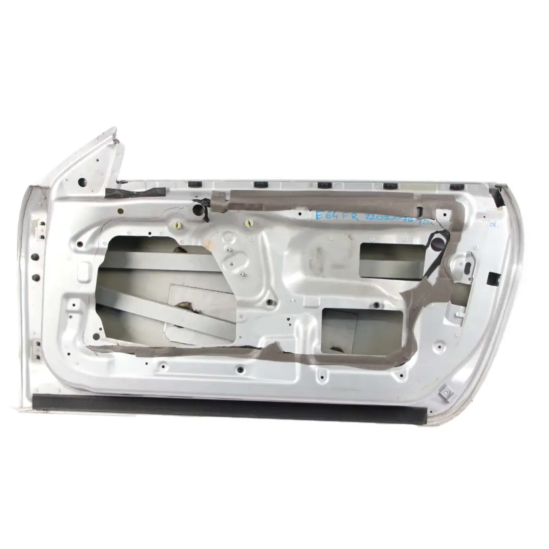 Front Door BMW E63 E64 Right O/S Panel Titansilber Titan Silver - 354 to with Part number 7202076 Front Door BMW E63 E64 Right O/S Panel Titansilber Titan Silver - 354 - SKU 7202076-TS - Part number 7202076