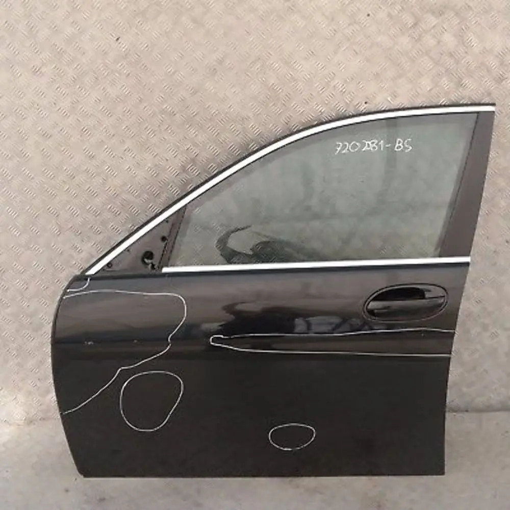BMW E65 E66 Cote Conducteur Porte avant Gauche Noir Saphir Metallique - 475