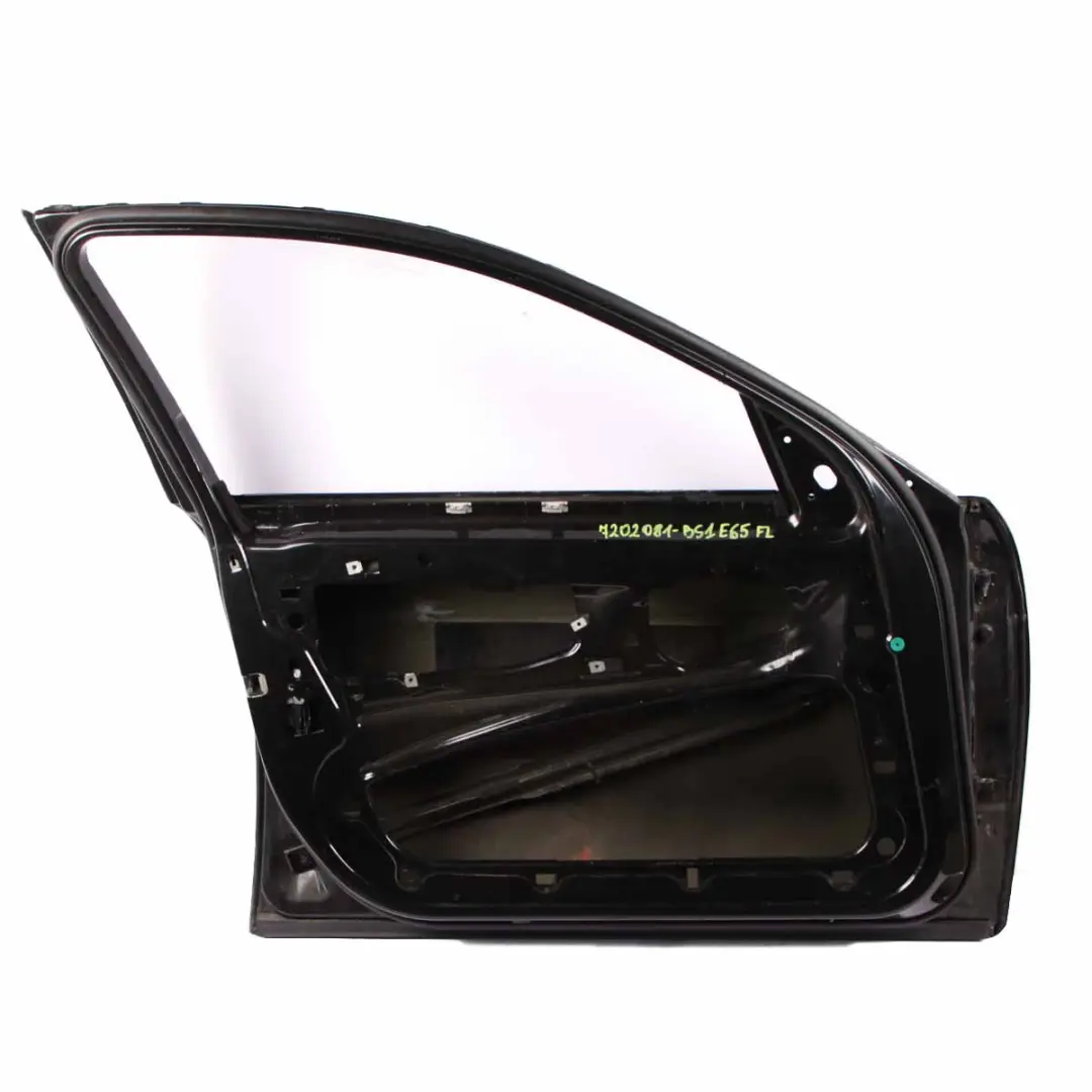 Door Front Left N/S Black Sapphire Metallic - 475 to BMW E65 E66 with Part number 7202081 BMW E65 E66 Door Front Left N/S Black Sapphire Metallic - 475 - SKU 7202081-BS1 - Part number 7202081