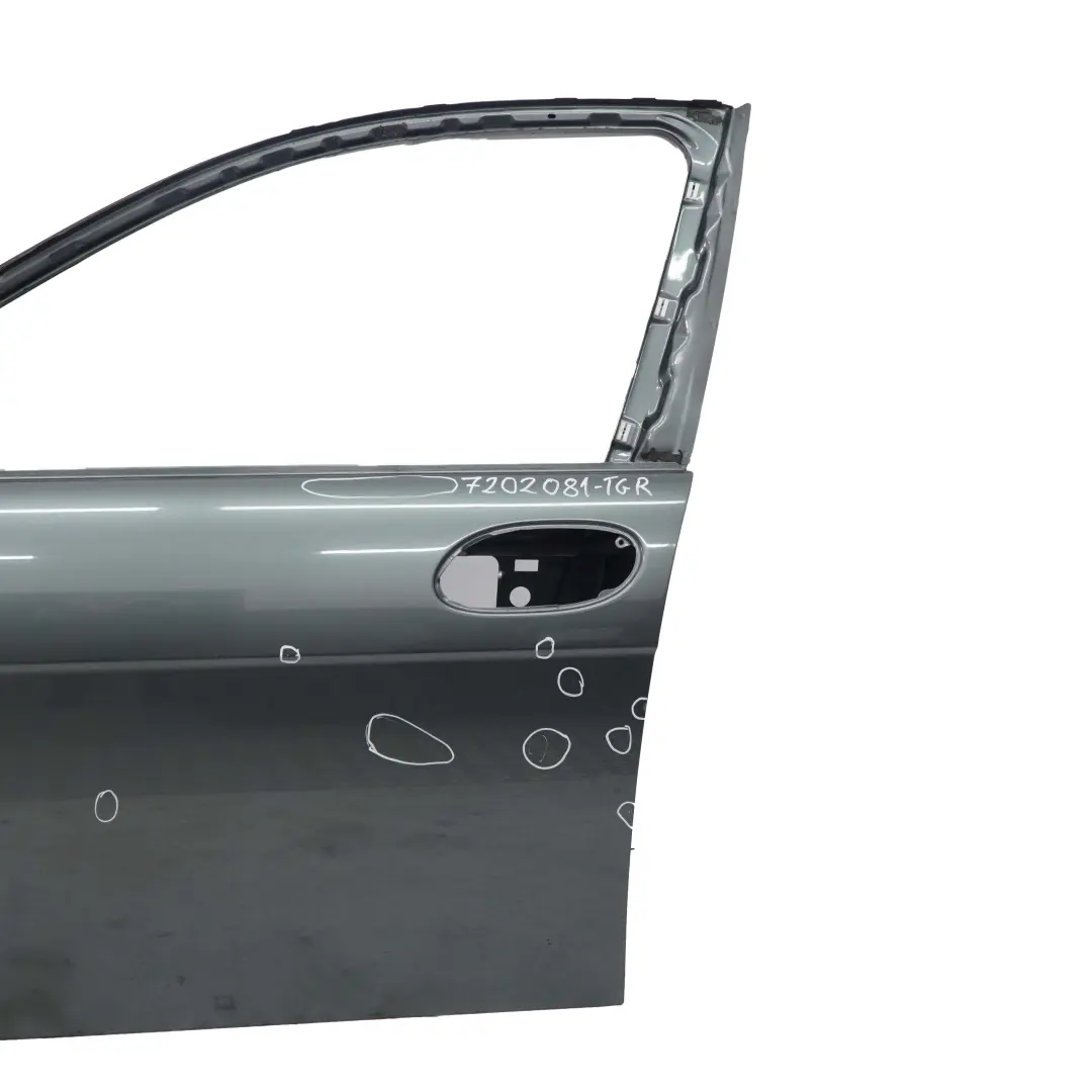 BMW 7 E65 E66 Door Front Left N/S Titangrau Titan Grey Metallic - A36 - SKU 7202081-TGR - Part number 7202081