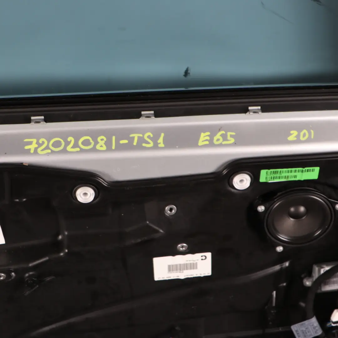 Door Front Left N/S Titansilber Titan Silver Metallic - 354 to BMW E65 E66 with Part number 7202081 BMW E65 E66 Door Front Left N/S Titansilber Titan Silver Metallic - 354 - SKU 7202081-TS1 - Part number 7202081