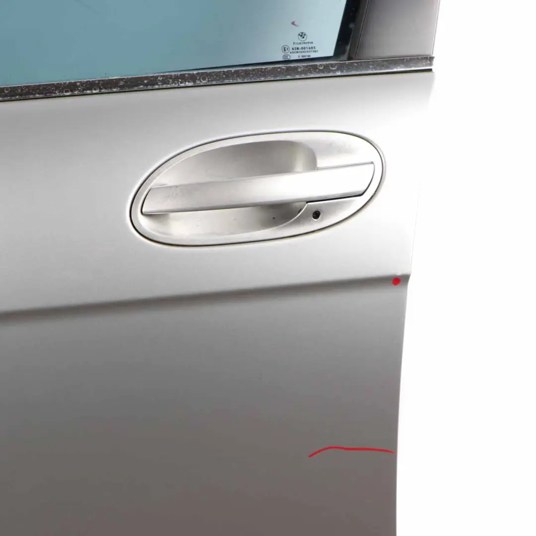 Door Front Left N/S Titansilber Titan Silver Metallic - 354 to BMW E65 E66 with Part number 7202081 BMW E65 E66 Door Front Left N/S Titansilber Titan Silver Metallic - 354 - SKU 7202081-TS1 - Part number 7202081
