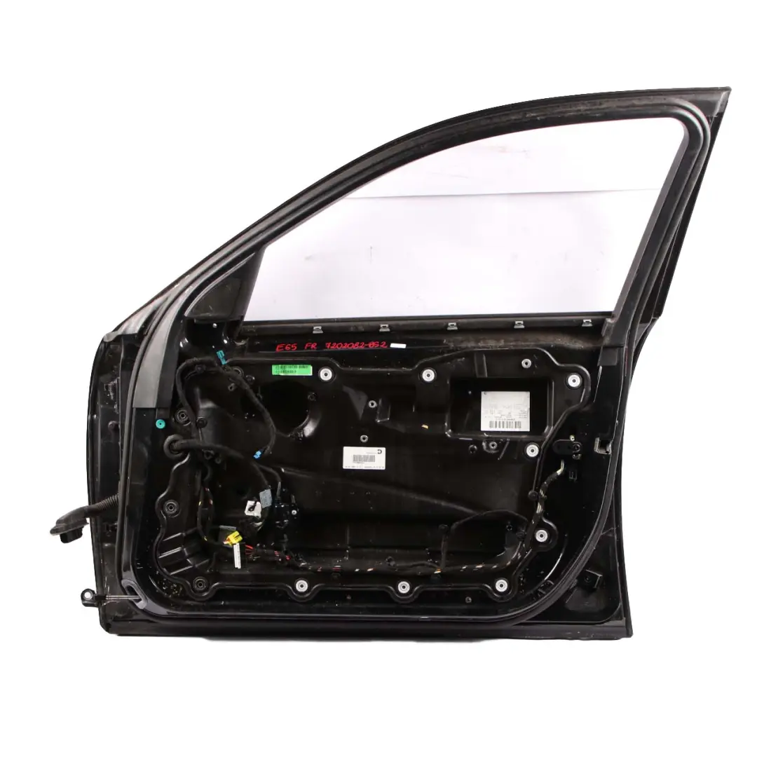 Door Front Right O/S Black Sapphire Metallic - 475 to BMW 7 Series E65 E66 2 with Part number 7202082 BMW 7 Series E65 E66 2 Door Front Right O/S Black Sapphire Metallic - 475 - SKU 7202082-BS2 - Part number 7202082