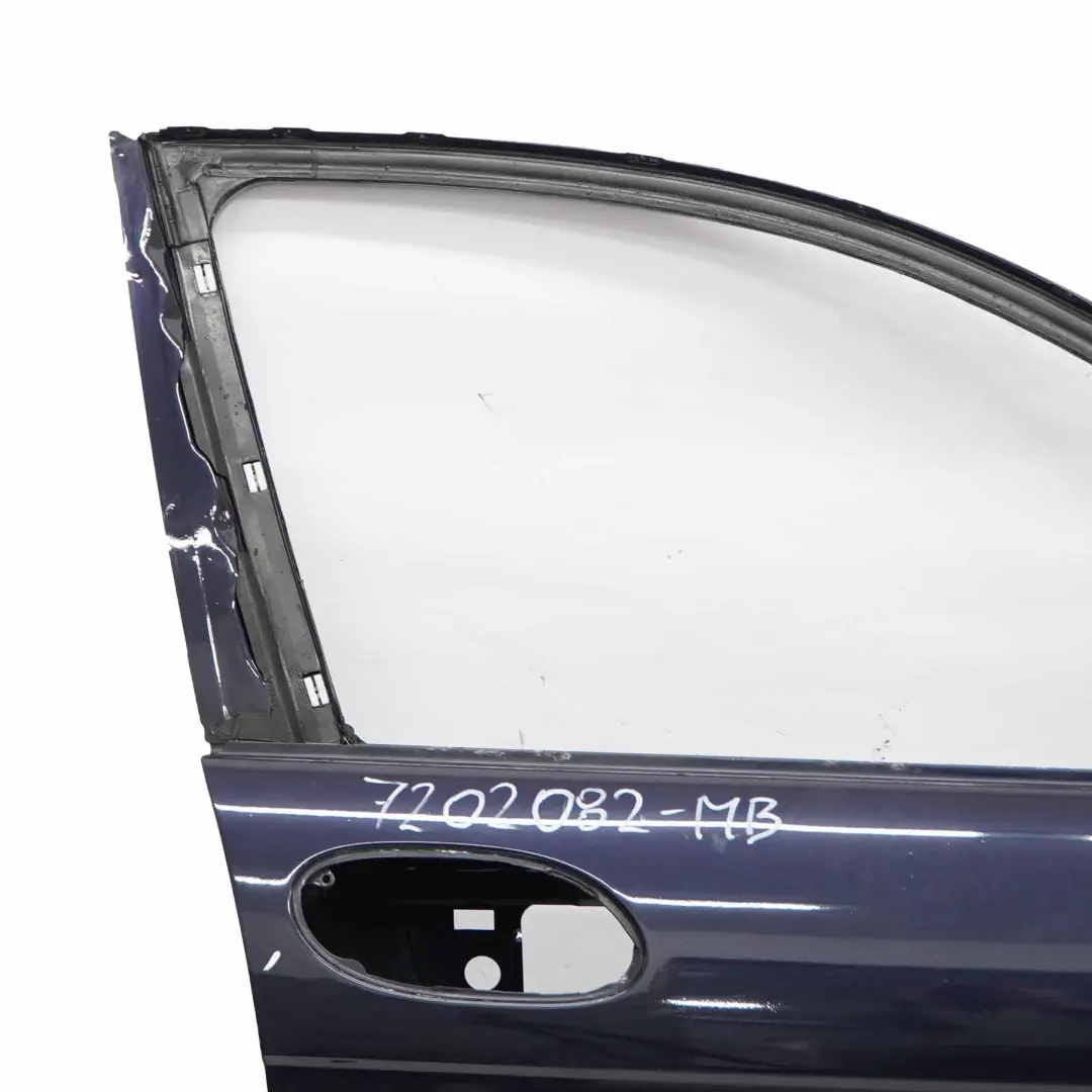 BMW E65 E66 Door Front Right O/S Monacoblau Monaco Blue Metallic - A35 - SKU 7202082-MB - Part number 7202082
