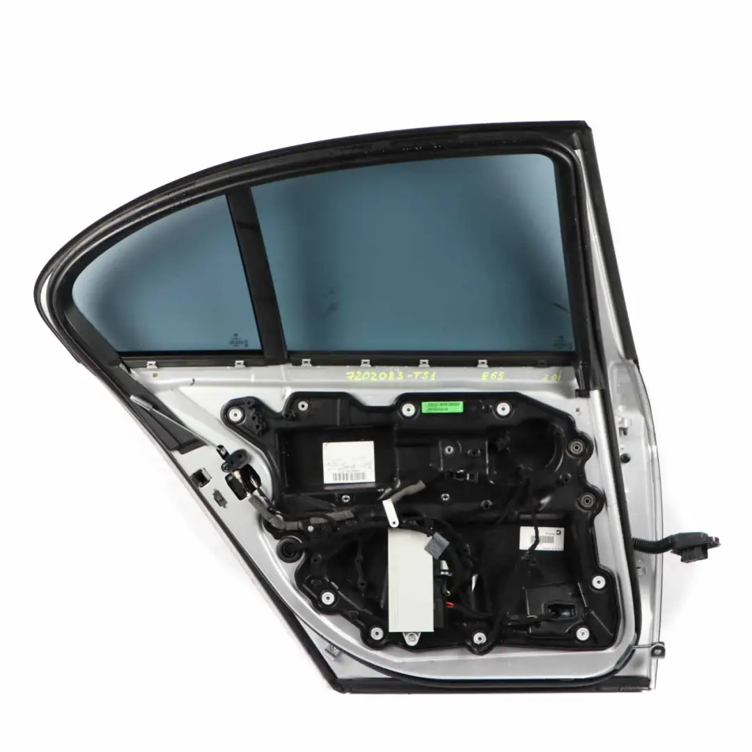 Door Rear Left N/S Titansilber Titan Silver Metallic - 354 to BMW E65 with Part number 7202083 BMW E65 Door Rear Left N/S Titansilber Titan Silver Metallic - 354 - SKU 7202083-TS1 - Part number 7202083