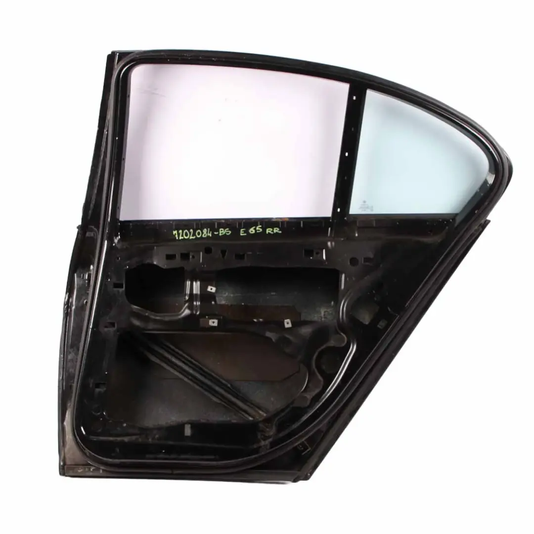 BMW E65 Door Rear Right O/S Covering Panel Black Sapphire Metallic - 475 - SKU 7202084-BS - Part number 7202084