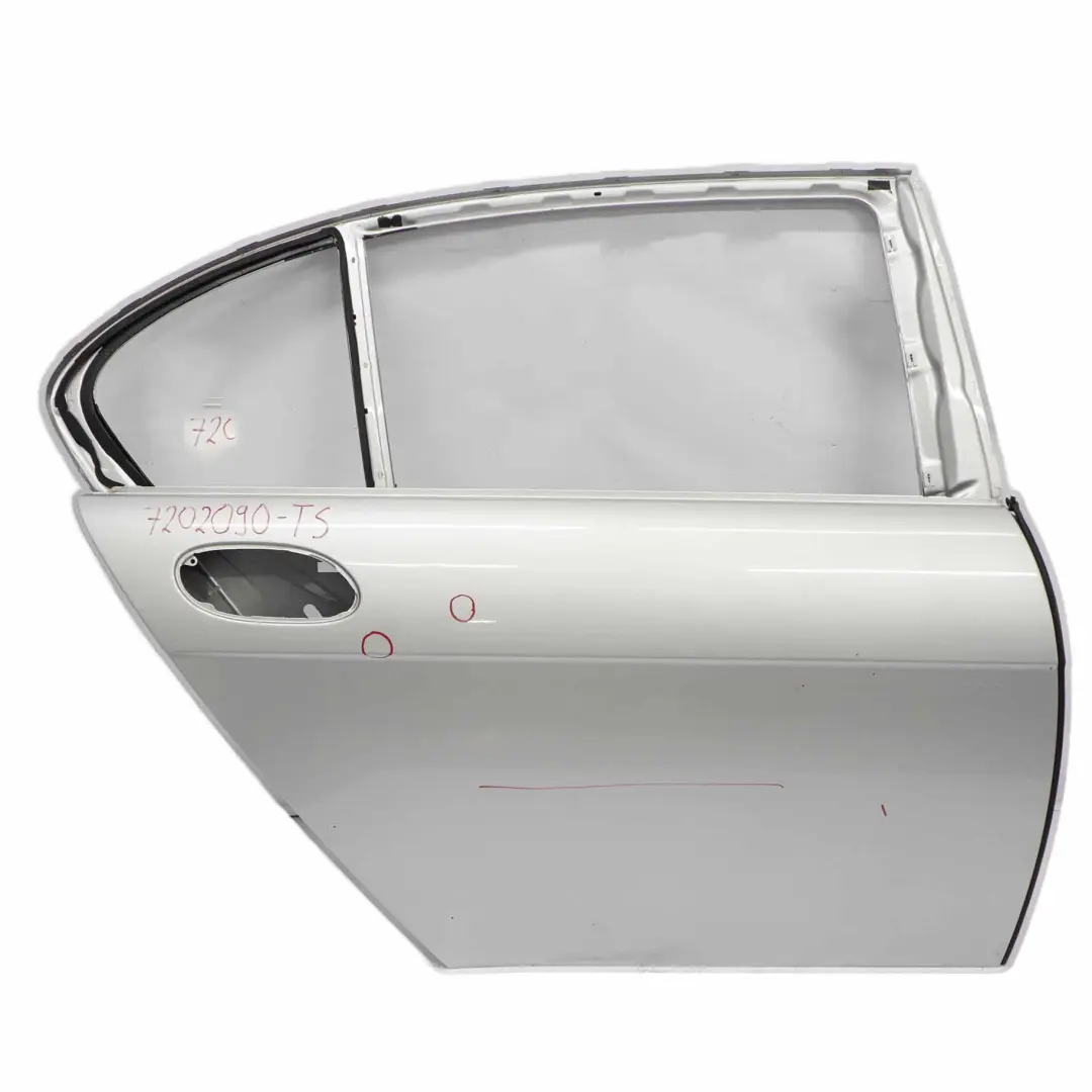 BMW E66 Long Door Rear Right O/S Titansilber Titan Silver Metallic - 354 - SKU 7202090-TS - Part number 7202090