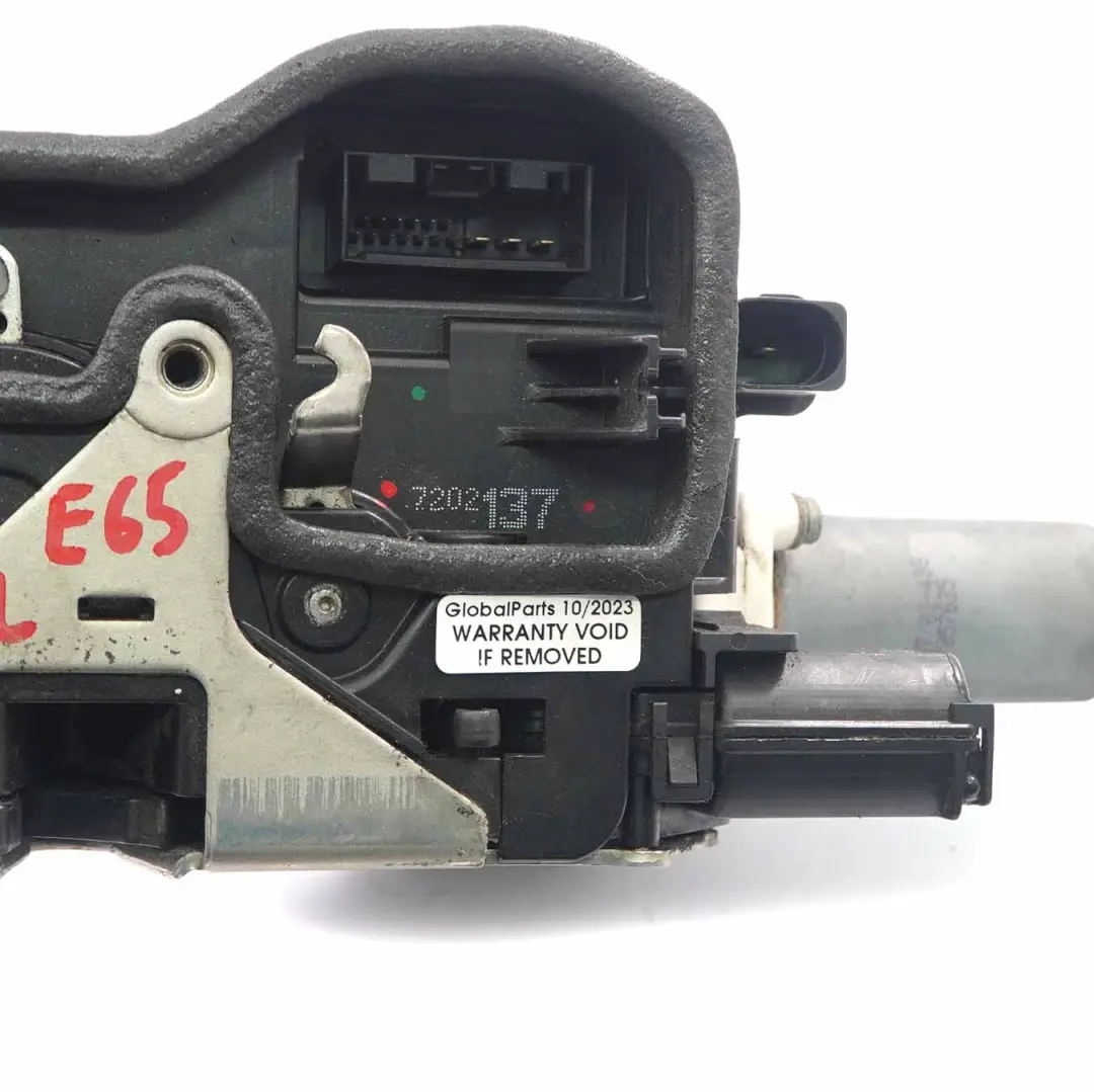 Cerradura de la puerta trasera izquierda para BMW E65 E66 con número de pieza 7202137 BMW E65 E66 Cerradura de la puerta trasera izquierda - SKU 7202137 - Número de pieza 7202137