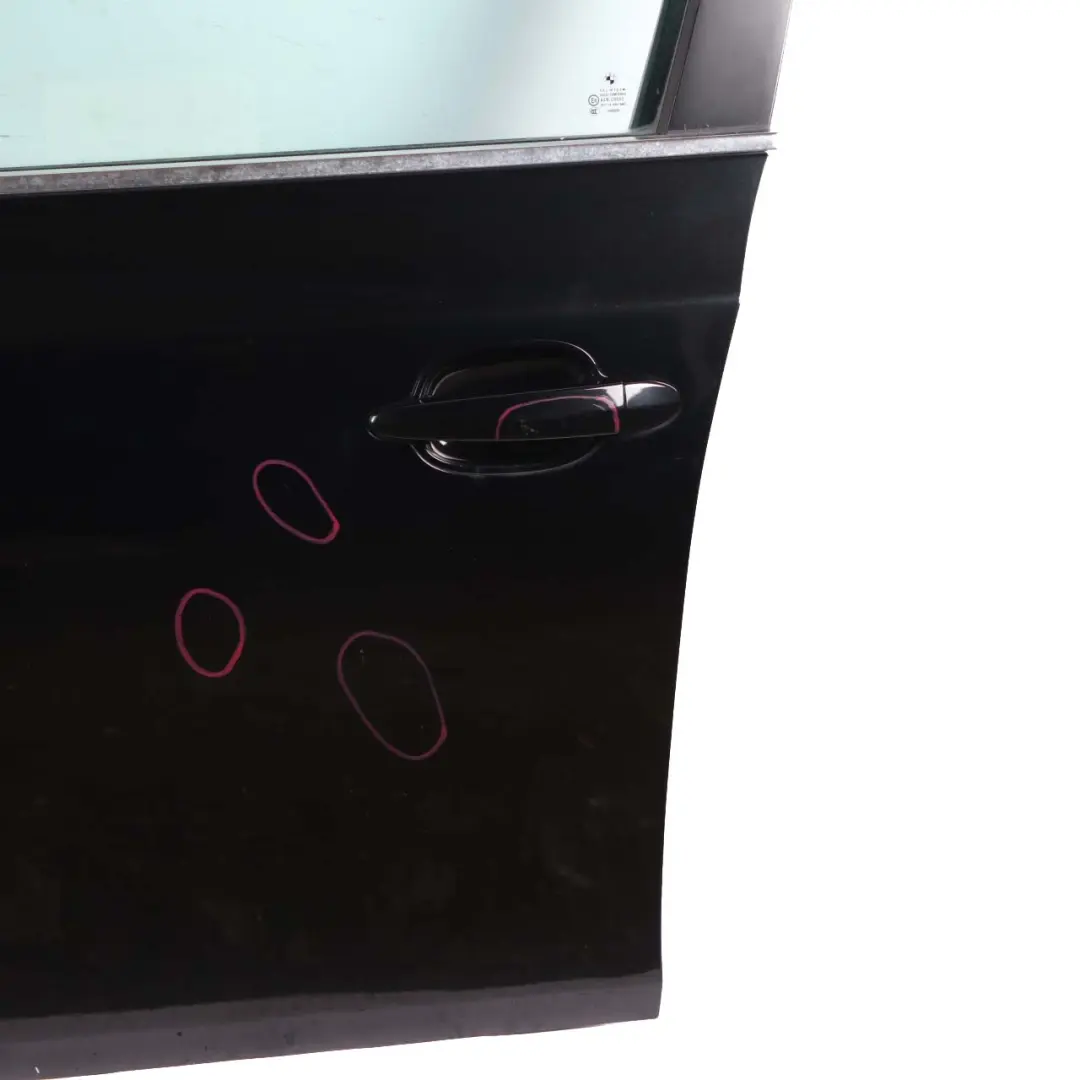 Door Front Left N/S Black Sapphire Metallic - 475 to BMW E60 E61 with Part number 7202339 BMW E60 E61 Door Front Left N/S Black Sapphire Metallic - 475 - SKU 7202339-BS - Part number 7202339