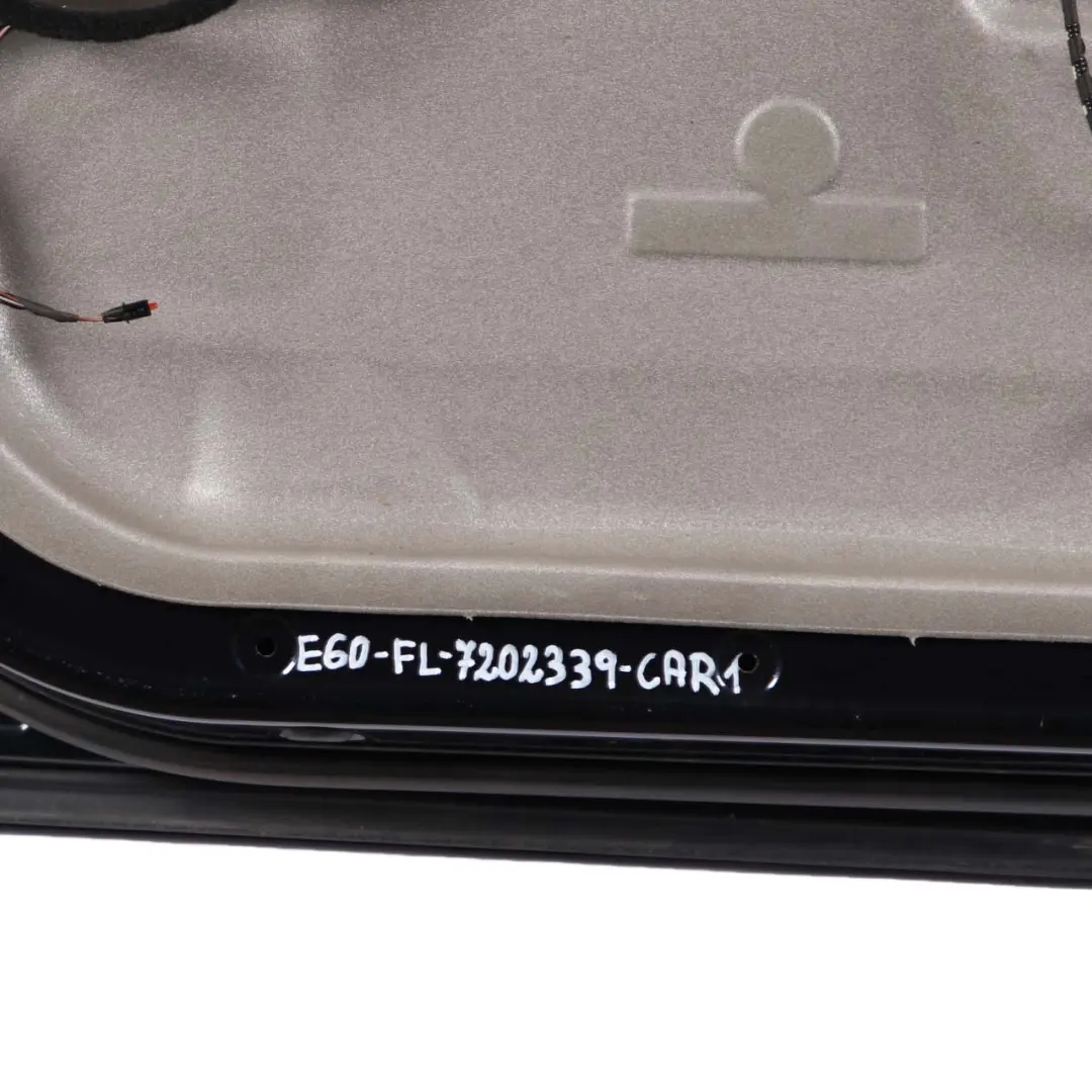 Door Front Left N/S E61 Carbonschwarz Carbon Black - 416 to BMW E60 with Part number 7202339 BMW E60 Door Front Left N/S E61 Carbonschwarz Carbon Black - 416 - SKU 7202339-CAR1 - Part number 7202339