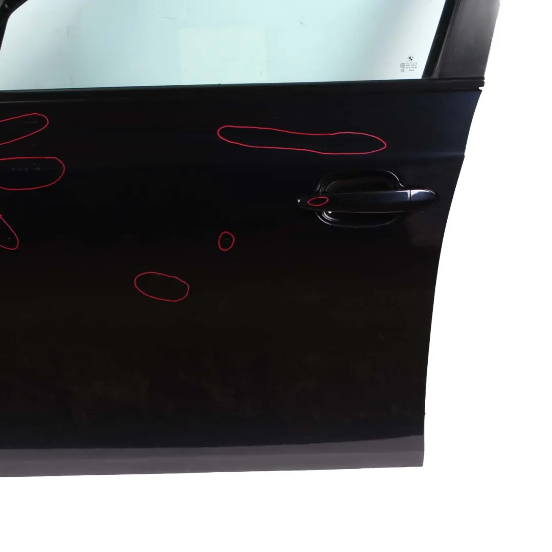 BMW E60 Door Front Left N/S E61 Carbonschwarz Carbon Black - 416 - SKU 7202339-CAR1 - Part number 7202339