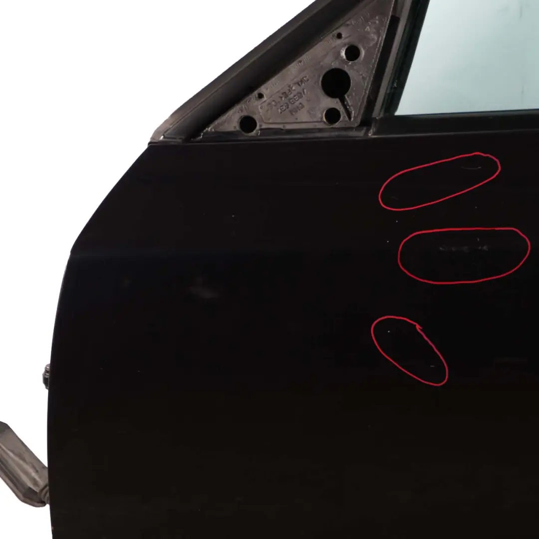 BMW E60 Door Front Left N/S E61 Carbonschwarz Carbon Black - 416 - SKU 7202339-CAR1 - Part number 7202339