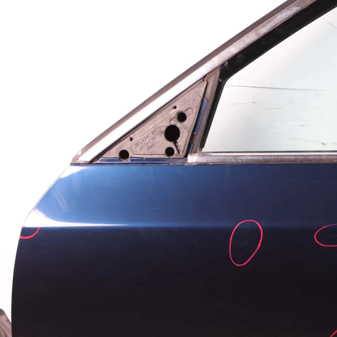 BMW 5 E60 E61 Door Front Left N/S Tiefseeblau Deep Sea Blue Metallic - A76 - SKU 7202339-DSB2 - Part number 7202339