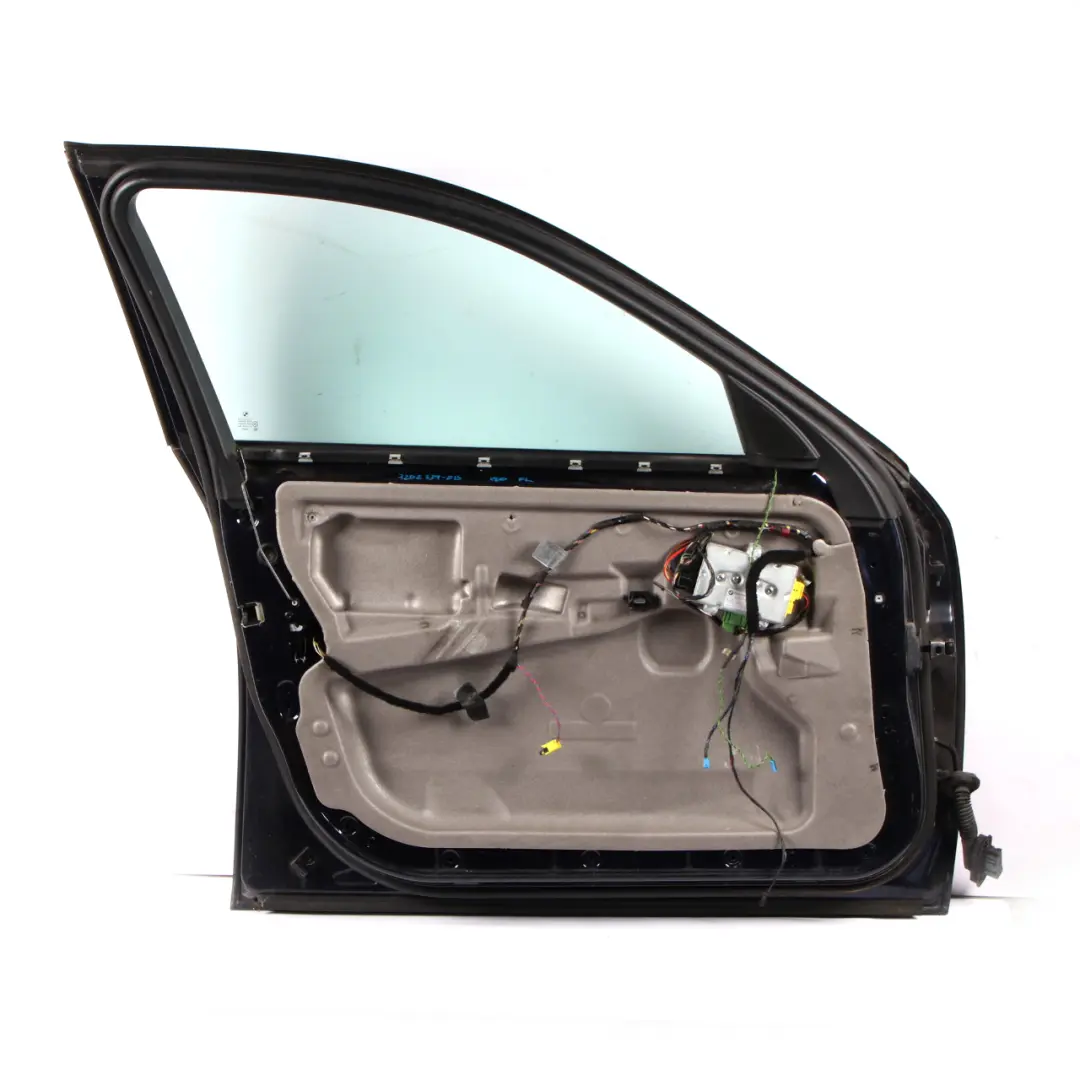 Door Front Left N/S Orientblau Orient Blue Metallic - 317 to BMW E60 E61 with Part number 7202339 BMW E60 E61 Door Front Left N/S Orientblau Orient Blue Metallic - 317 - SKU 7202339-OB - Part number 7202339