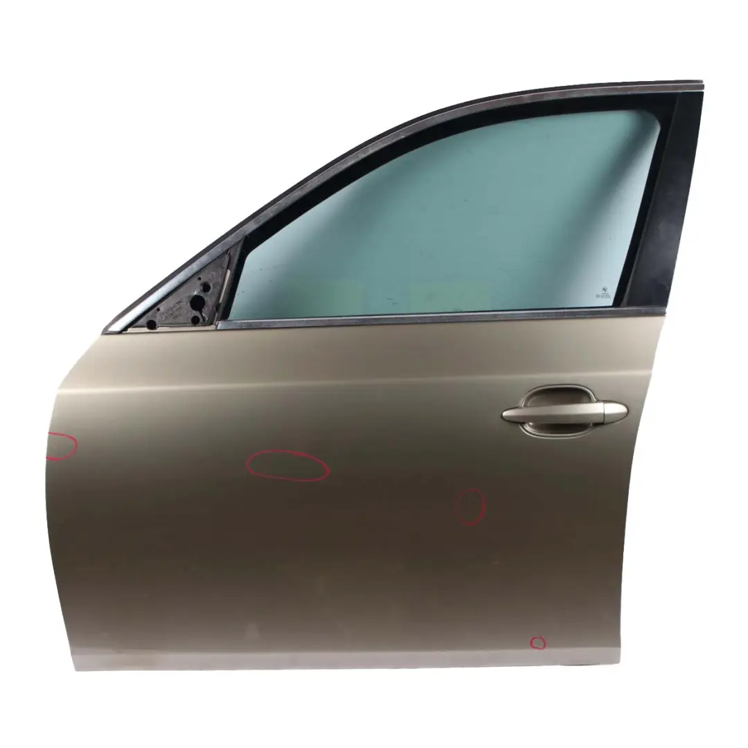 Door Front Left N/S BMW E60 E61 Olivin Olivine Green Metallic - 349 to with Part number 7202339 Door Front Left N/S BMW E60 E61 Olivin Olivine Green Metallic - 349 - SKU 7202339-OLI - Part number 7202339