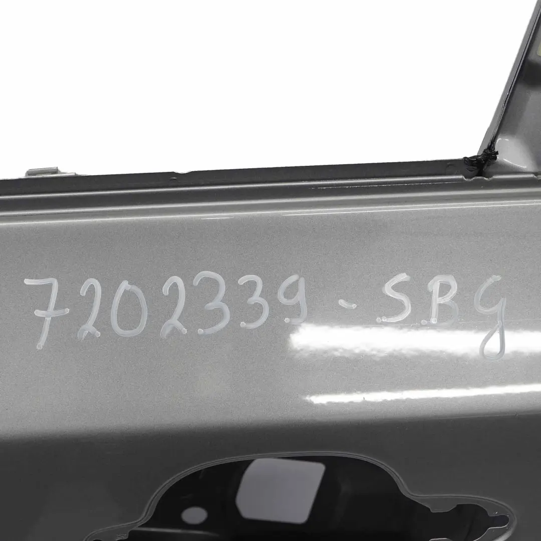 BMW E60 E61 Door Front Left N/S Silbergrau Silver Grey Metallic - A08 - SKU 7202339-SBG - Part number 7202339