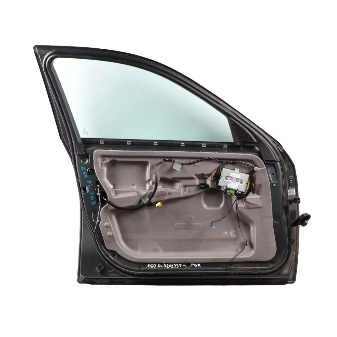 BMW 5 Series E60 E61 Door Front Left N/S Titangrau Titan Grey II Metallic - A36 - SKU 7202339-TGR - Part number 7202339