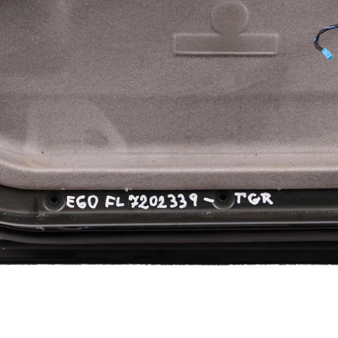 Door Front Left N/S Titangrau Titan Grey II Metallic - A36 to BMW 5 Series E60 E61 with Part number 7202339 BMW 5 Series E60 E61 Door Front Left N/S Titangrau Titan Grey II Metallic - A36 - SKU 7202339-TGR - Part number 7202339