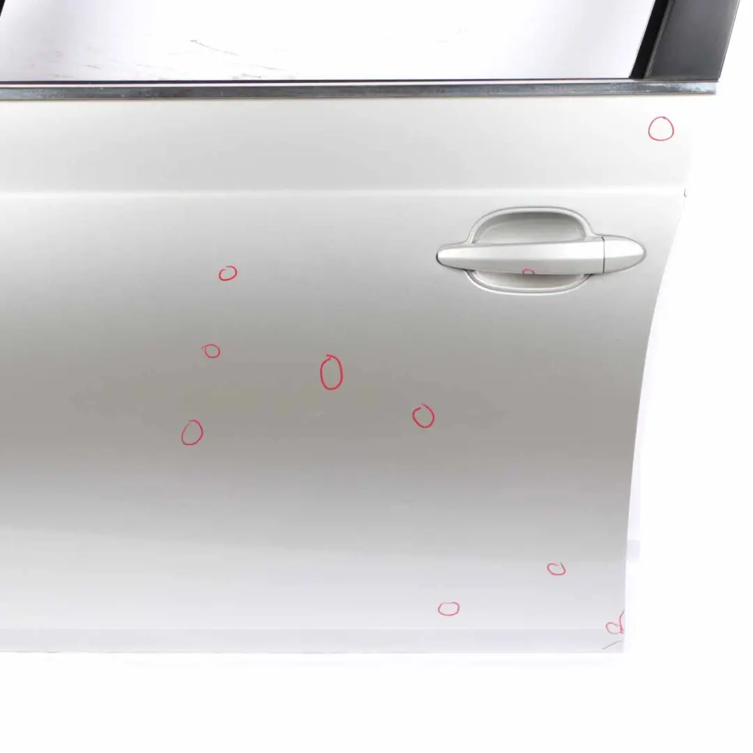 Door Front Left N/S Titansilber Silver Metallic - 354 to BMW E60 E61 with Part number 7202339 BMW E60 E61 Door Front Left N/S Titansilber Silver Metallic - 354 - SKU 7202339-TS - Part number 7202339