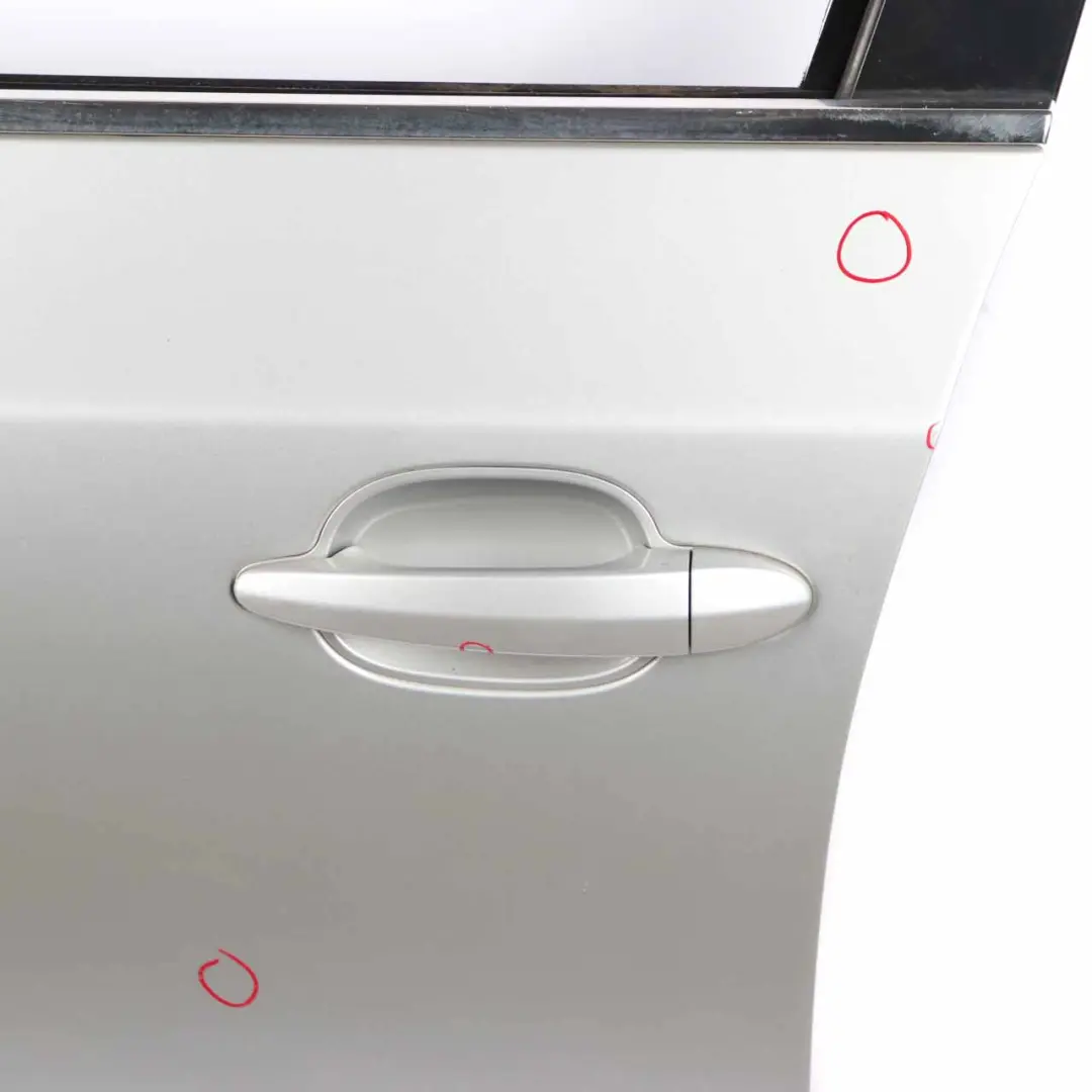 Door Front Left N/S Titansilber Silver Metallic - 354 to BMW E60 E61 with Part number 7202339 BMW E60 E61 Door Front Left N/S Titansilber Silver Metallic - 354 - SKU 7202339-TS - Part number 7202339