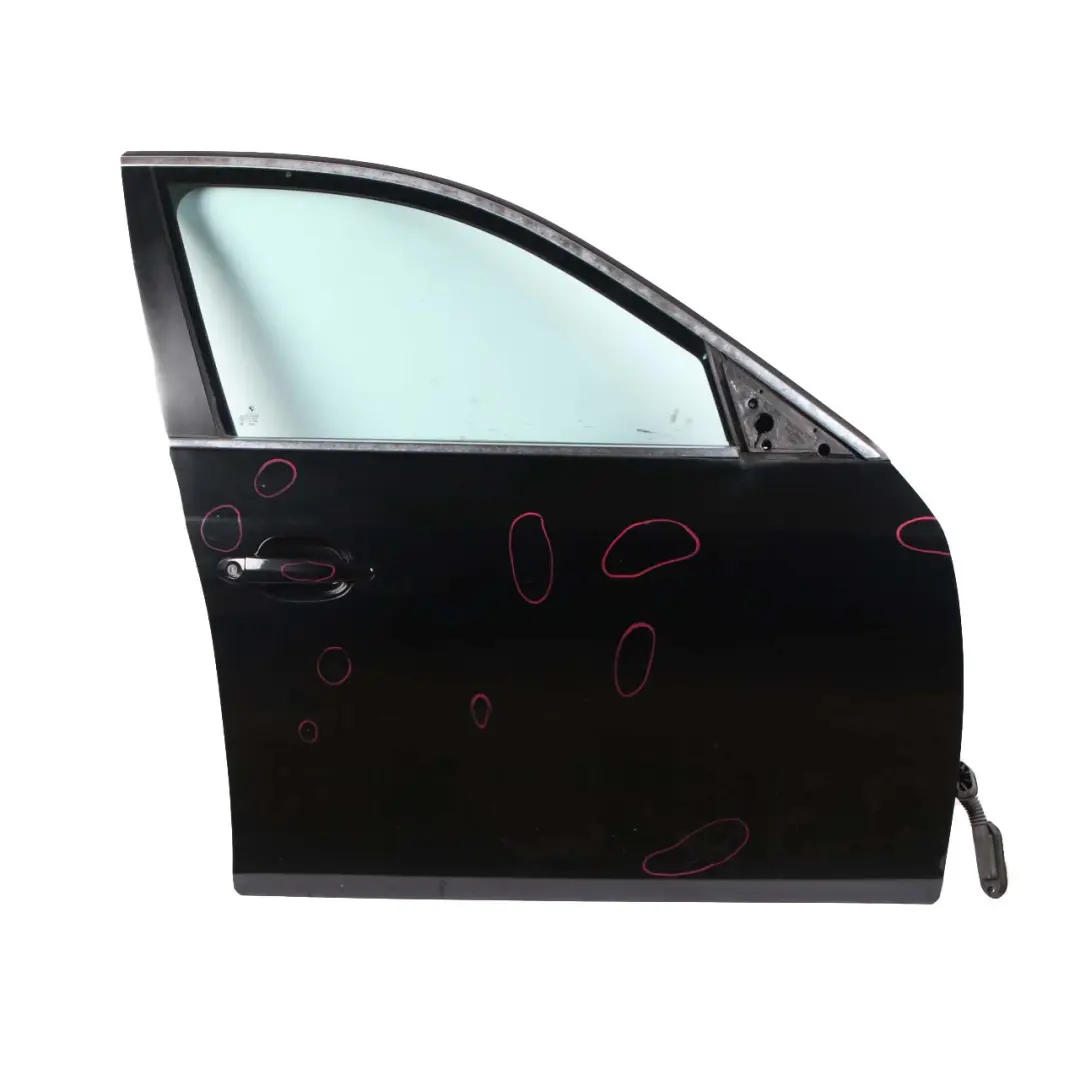 Door Front Right O/S Black Sapphire Metallic - 475 to BMW 5 E60 E61 with Part number 7202340 BMW 5 E60 E61 Door Front Right O/S Black Sapphire Metallic - 475 - SKU 7202340-BS - Part number 7202340