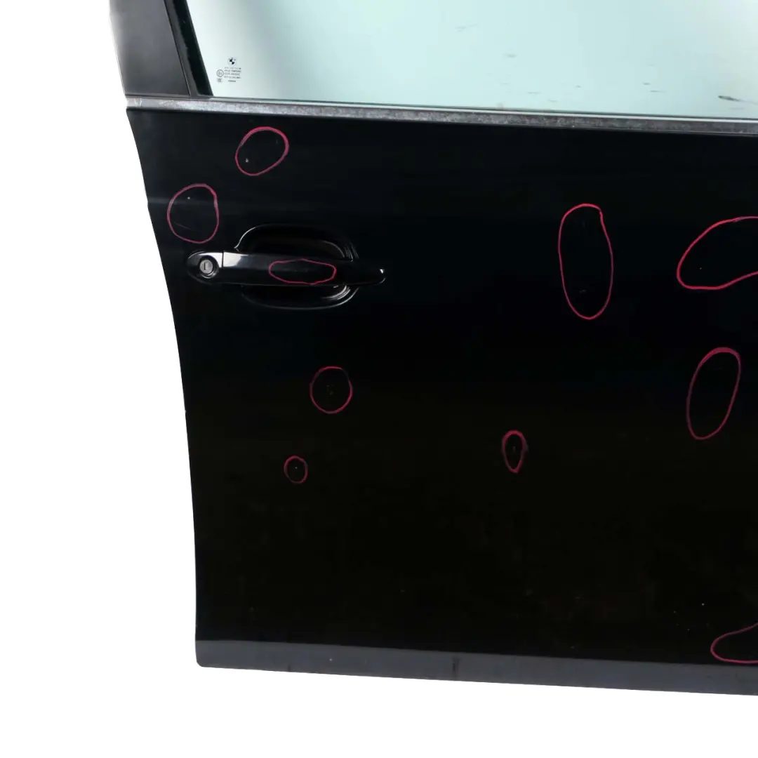 Door Front Right O/S Black Sapphire Metallic - 475 to BMW 5 E60 E61 with Part number 7202340 BMW 5 E60 E61 Door Front Right O/S Black Sapphire Metallic - 475 - SKU 7202340-BS - Part number 7202340