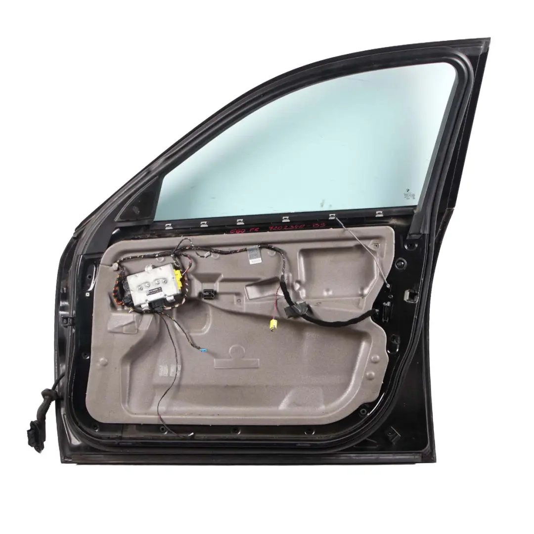 Door Front Right O/S Black Sapphire Metallic - 475 to BMW 5 E60 E61 with Part number 7202340 BMW 5 E60 E61 Door Front Right O/S Black Sapphire Metallic - 475 - SKU 7202340-BS - Part number 7202340