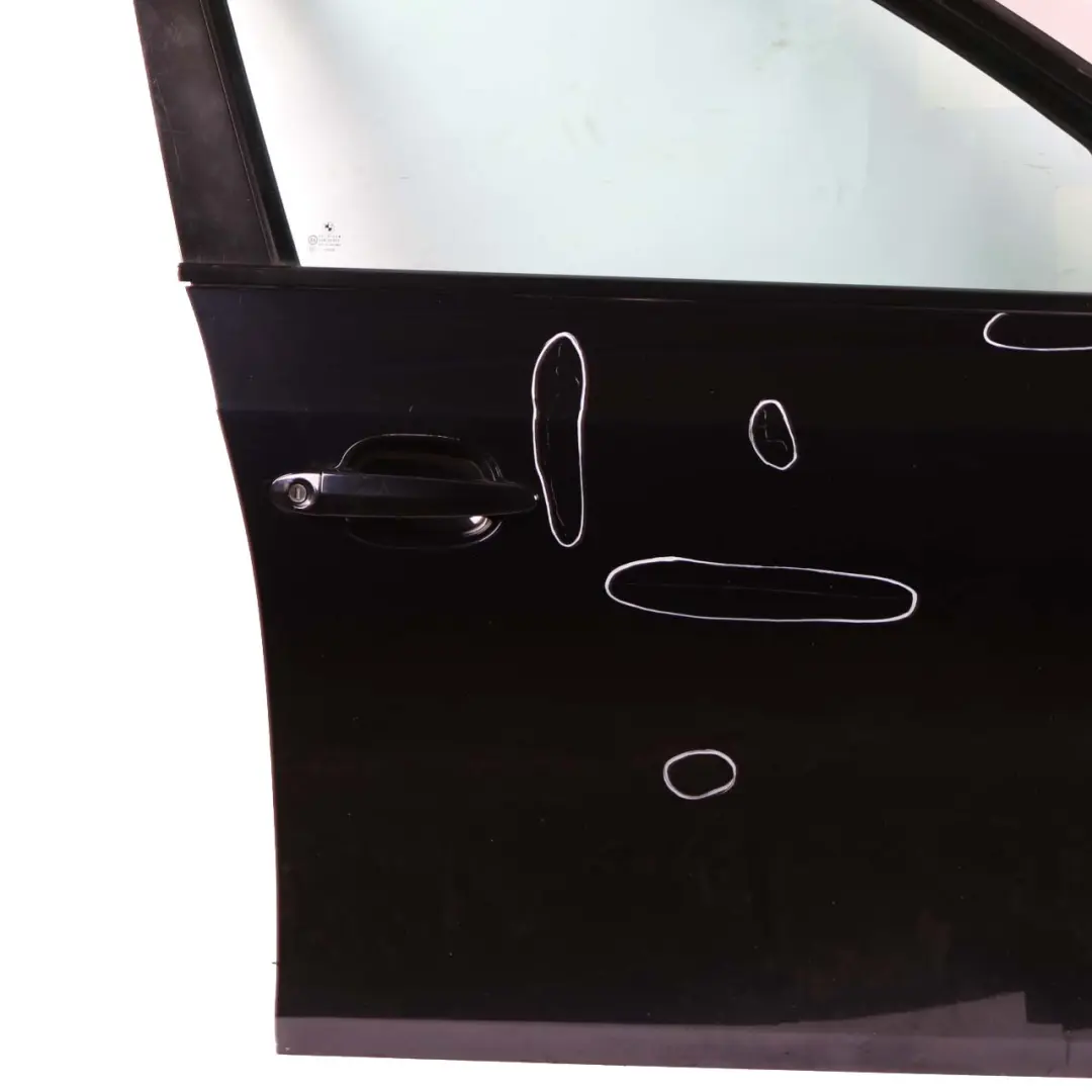 BMW E60 E61 Door Front Right O/S Carbonschwarz Carbon Black - 416 - SKU 7202340-CAR2 - Part number 7202340