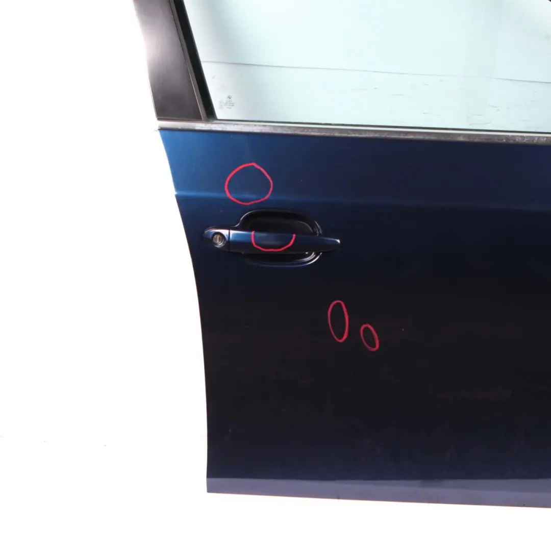 Door Front Right O/S Tiefseeblau Deep Sea Blue - A76 to BMW 5 Series E60 E61 with Part number 7202340 BMW 5 Series E60 E61 Door Front Right O/S Tiefseeblau Deep Sea Blue - A76 - SKU 7202340-DSB1 - Part number 7202340