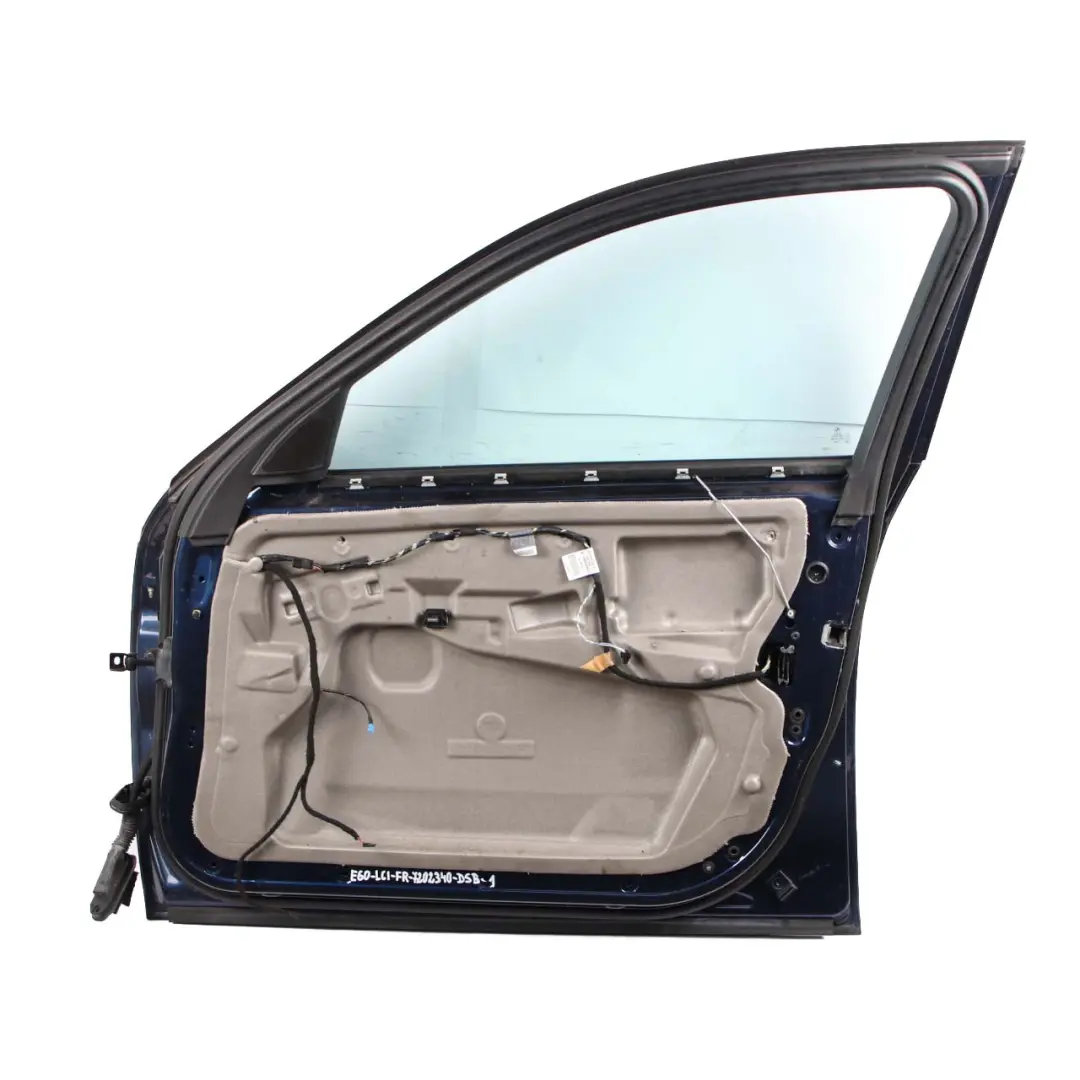 Door Front Right O/S Tiefseeblau Deep Sea Blue - A76 to BMW 5 Series E60 E61 with Part number 7202340 BMW 5 Series E60 E61 Door Front Right O/S Tiefseeblau Deep Sea Blue - A76 - SKU 7202340-DSB1 - Part number 7202340