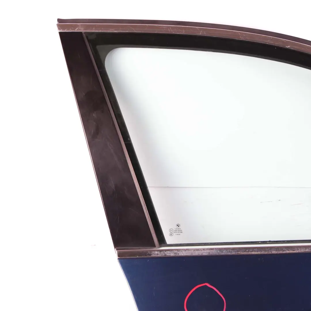 Door Front Right O/S Tiefseeblau Deep Sea Blue - A76 to BMW 5 Series E60 E61 with Part number 7202340 BMW 5 Series E60 E61 Door Front Right O/S Tiefseeblau Deep Sea Blue - A76 - SKU 7202340-DSB1 - Part number 7202340