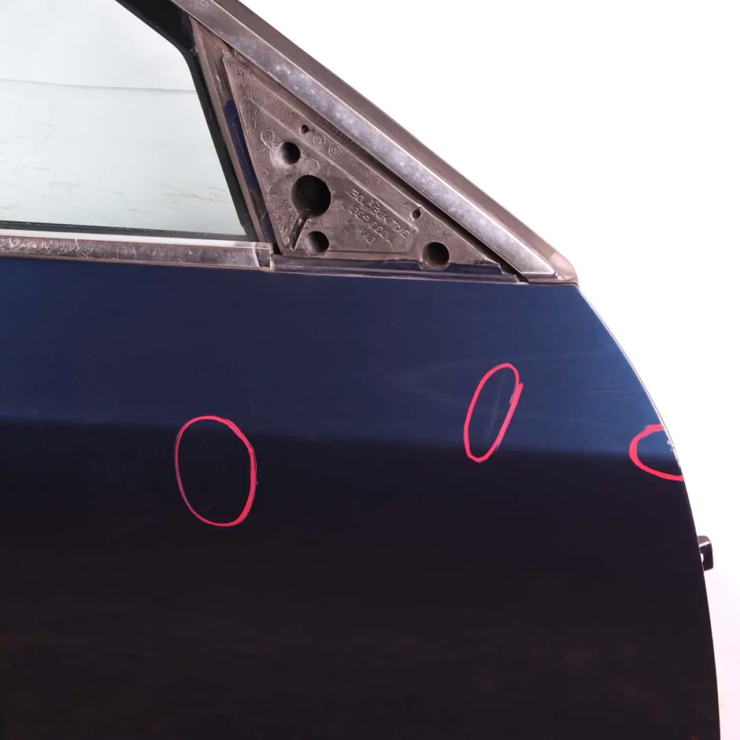 Door Front Right O/S Tiefseeblau Deep Sea Blue - A76 to BMW 5 Series E60 E61 with Part number 7202340 BMW 5 Series E60 E61 Door Front Right O/S Tiefseeblau Deep Sea Blue - A76 - SKU 7202340-DSB1 - Part number 7202340