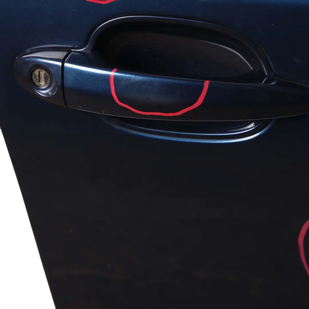 BMW 5 Series E60 E61 Door Front Right O/S Tiefseeblau Deep Sea Blue - A76 - SKU 7202340-DSB1 - Part number 7202340