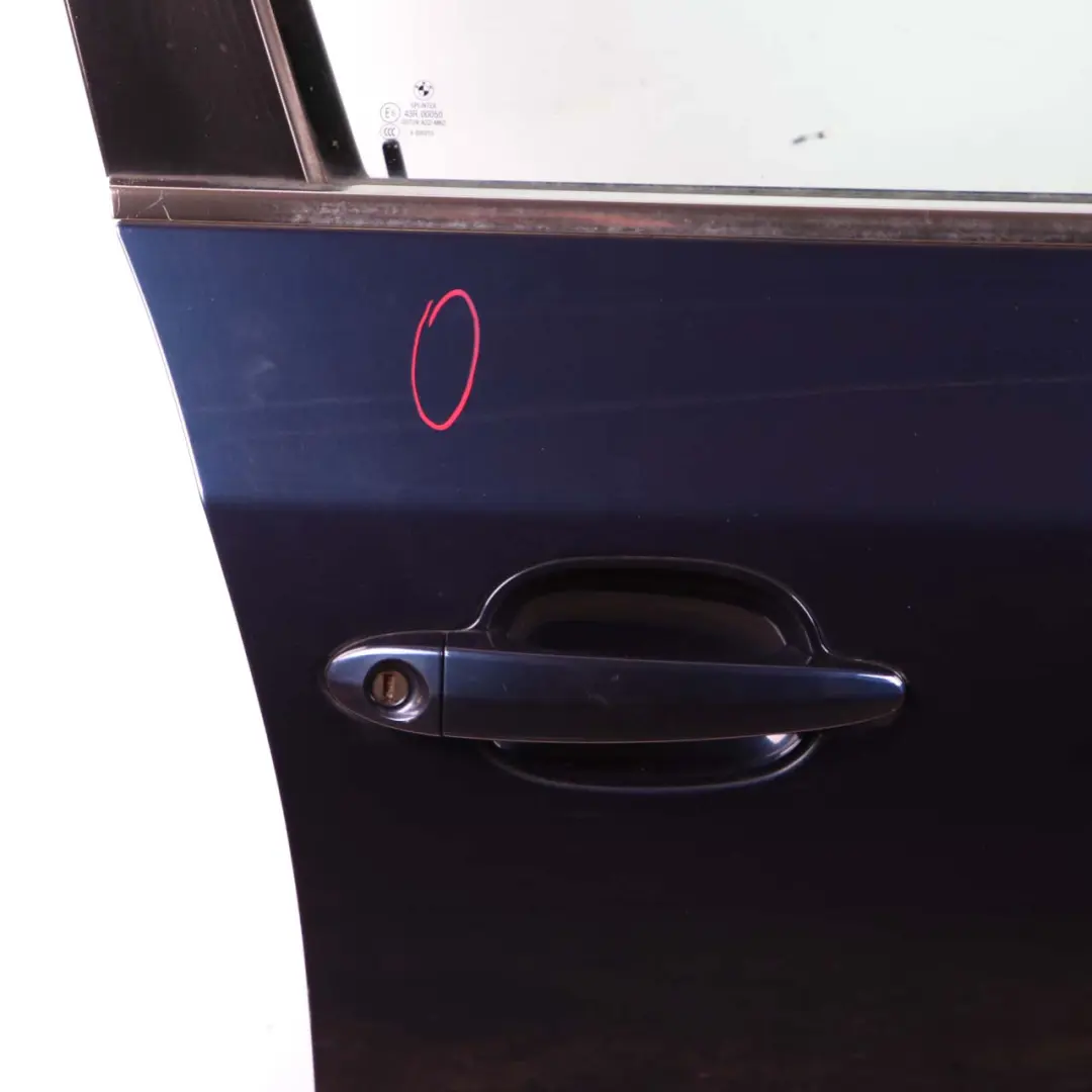 Door Front Right O/S Tiefseeblau Deep Sea Blue Metallic - A76 to BMW 5 E60 E61 with Part number 7202340 BMW 5 E60 E61 Door Front Right O/S Tiefseeblau Deep Sea Blue Metallic - A76 - SKU 7202340-DSB3 - Part number 7202340