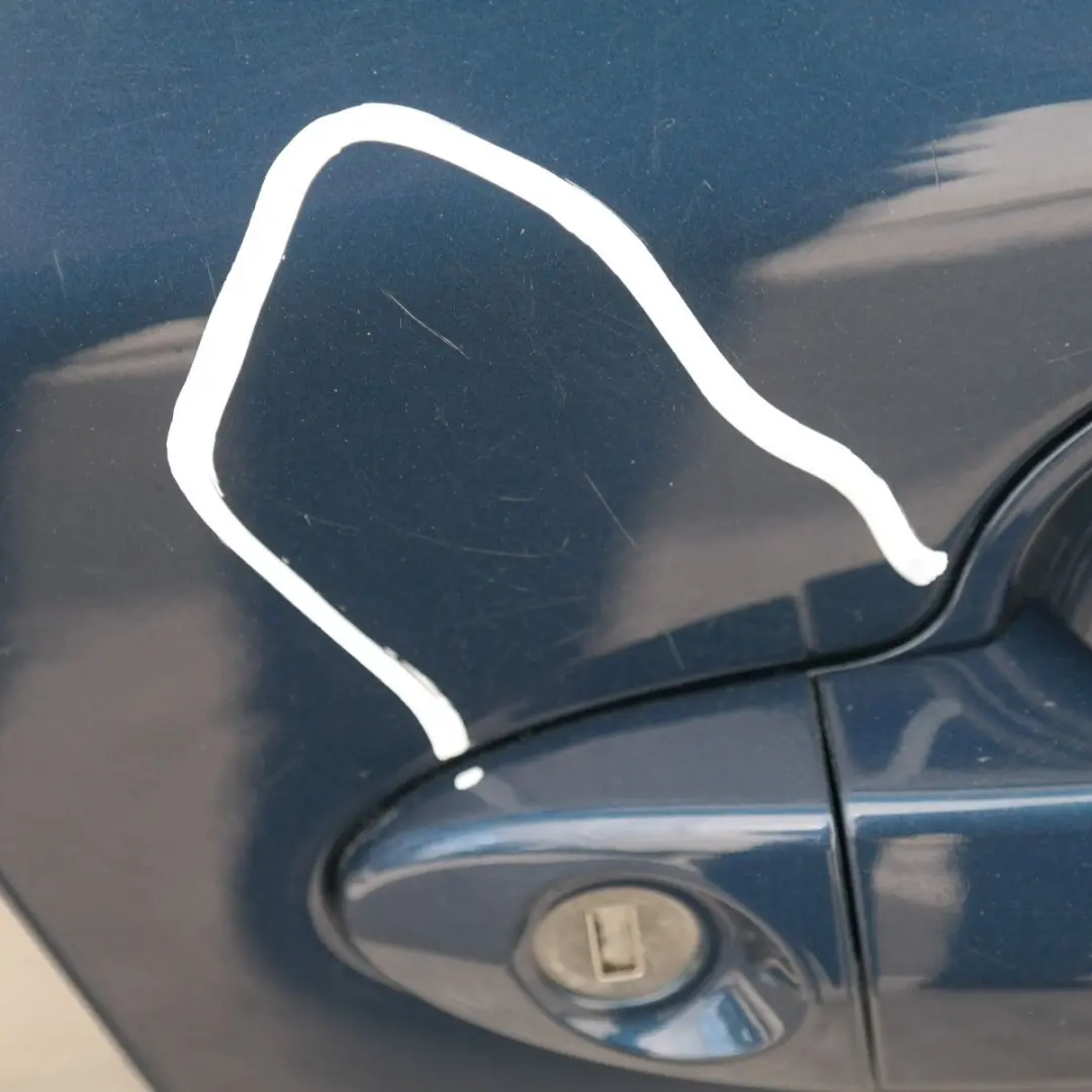 BMW E60 E61 Drzwi prawe przednie mysticblau A07 - SKU 7202340-MYS - Numer Części 7202340