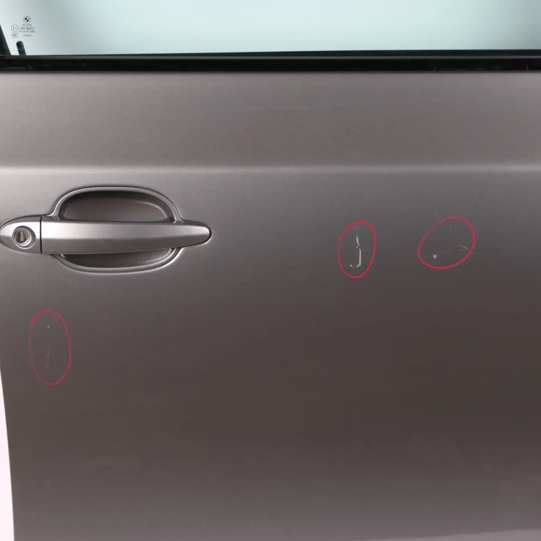 BMW 5 E60 E61 Front Right Door O/S Spacegrau Space Grey Metallic - A52 - SKU 7202340-SCG1 - Part number 7202340