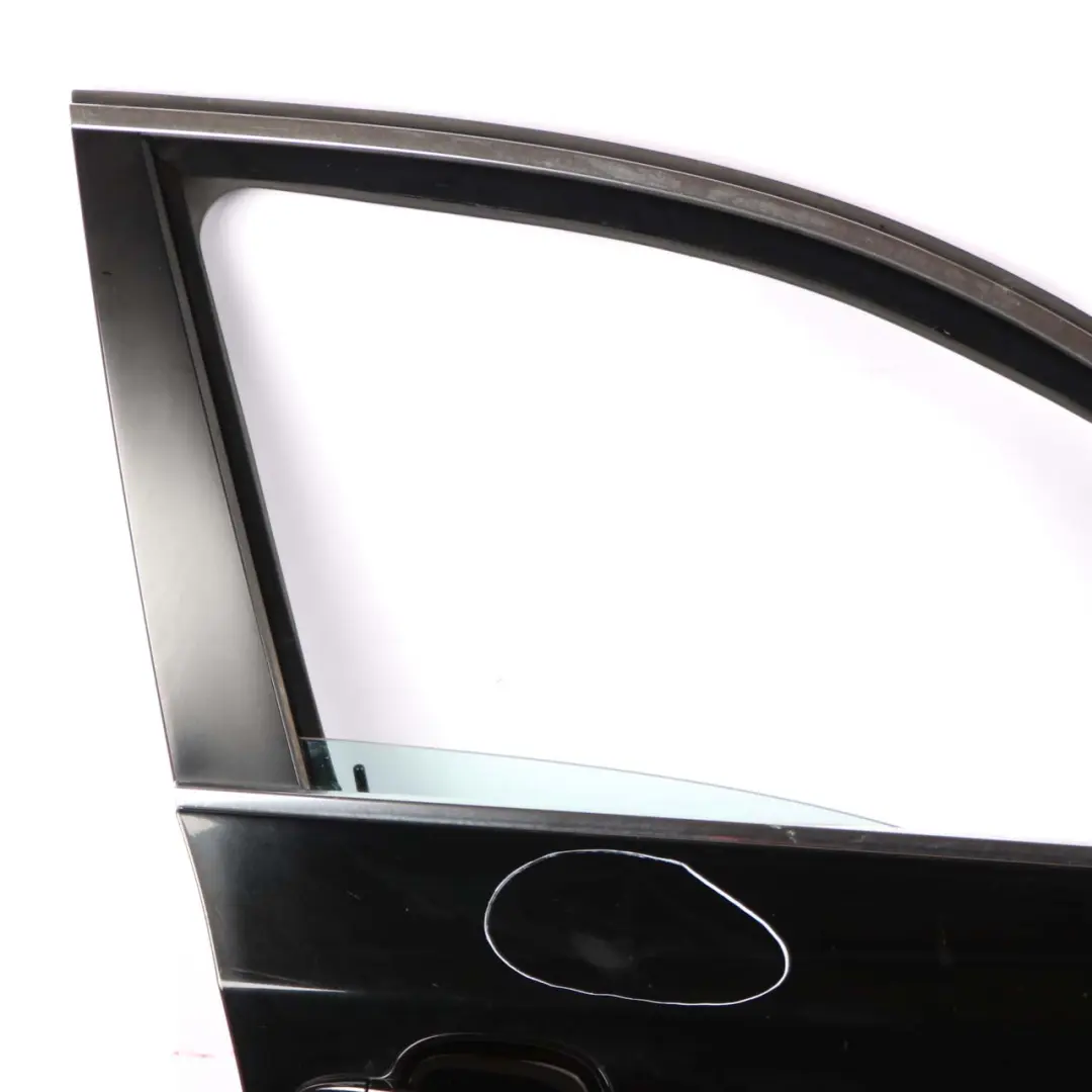BMW E60 E61 Door Front Right O/S Black Schwarz 2 - 668 - SKU 7202340-SCH - Part number 7202340