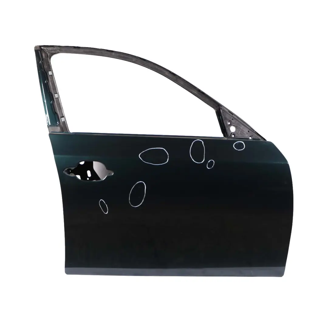 Door Front Right O/S Tiefgruen Deep Green Metallic - A43 to BMW 5 E60 E61 with Part number 7202340 BMW 5 E60 E61 Door Front Right O/S Tiefgruen Deep Green Metallic - A43 - SKU 7202340-TG1 - Part number 7202340