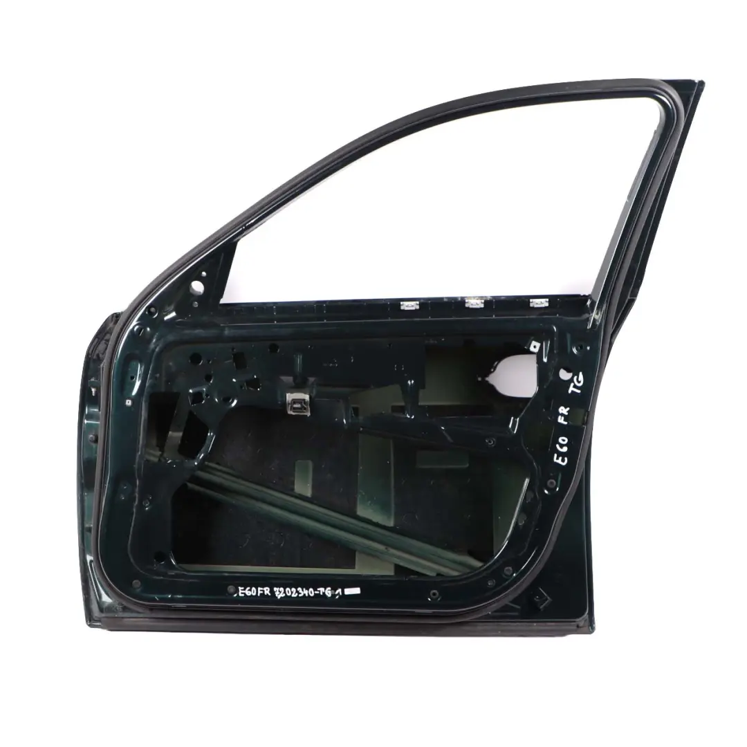 Door Front Right O/S Tiefgruen Deep Green Metallic - A43 to BMW 5 E60 E61 with Part number 7202340 BMW 5 E60 E61 Door Front Right O/S Tiefgruen Deep Green Metallic - A43 - SKU 7202340-TG1 - Part number 7202340