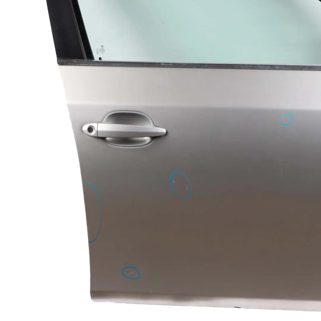 Door Front Right O/S Titansilber Titan Silver Metallic - 354 to BMW 5 E60 E61 with Part number 7202340 BMW 5 E60 E61 Door Front Right O/S Titansilber Titan Silver Metallic - 354 - SKU 7202340-TS6 - Part number 7202340