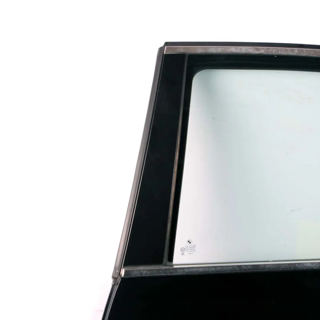 BMW E60 Door Rear Left N/S Black Sapphire Metallic - 475 - SKU 7202341-BS - Part number 7202341