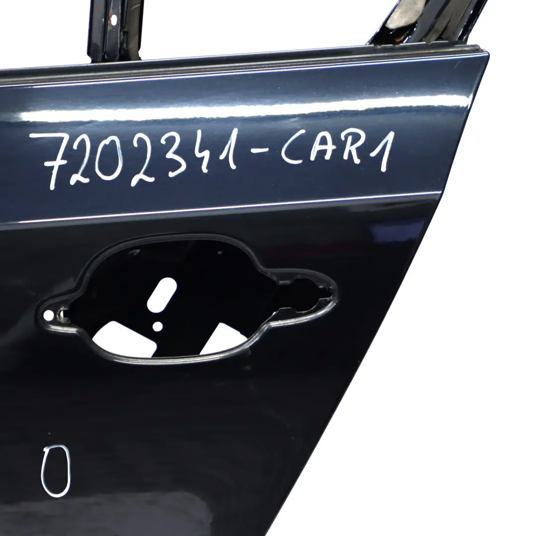 BMW E60 Porte Arriere Gauche Noir de Carbone Charbon Noir Metallise - 416 - SKU 7202341-CAR1 - Numéro de pièce 7202341