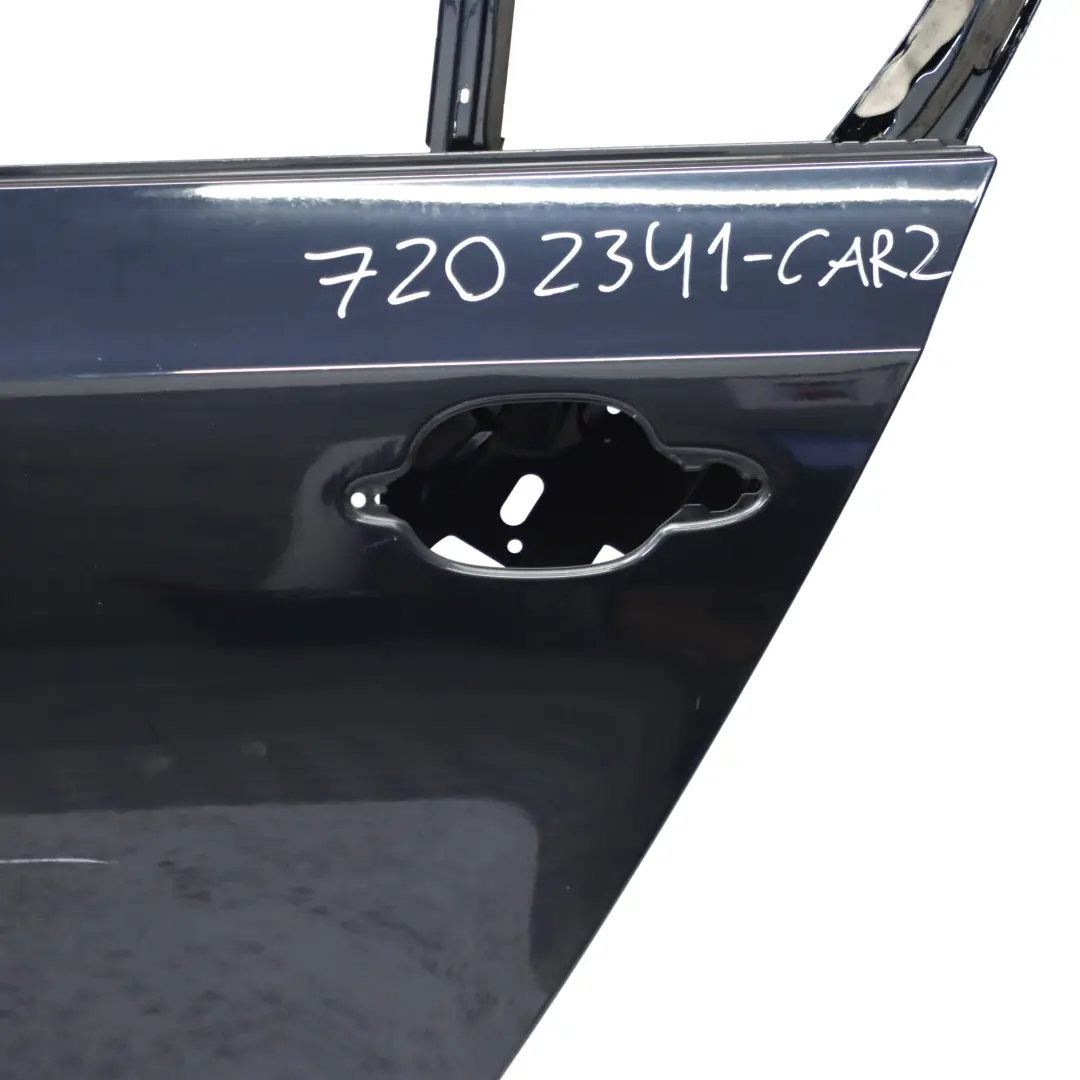 BMW E60 Porte Arriere Gauche Noir de Carbone Charbon Noir Metallise - 416 - SKU 7202341-CAR2 - Numéro de pièce 7202341