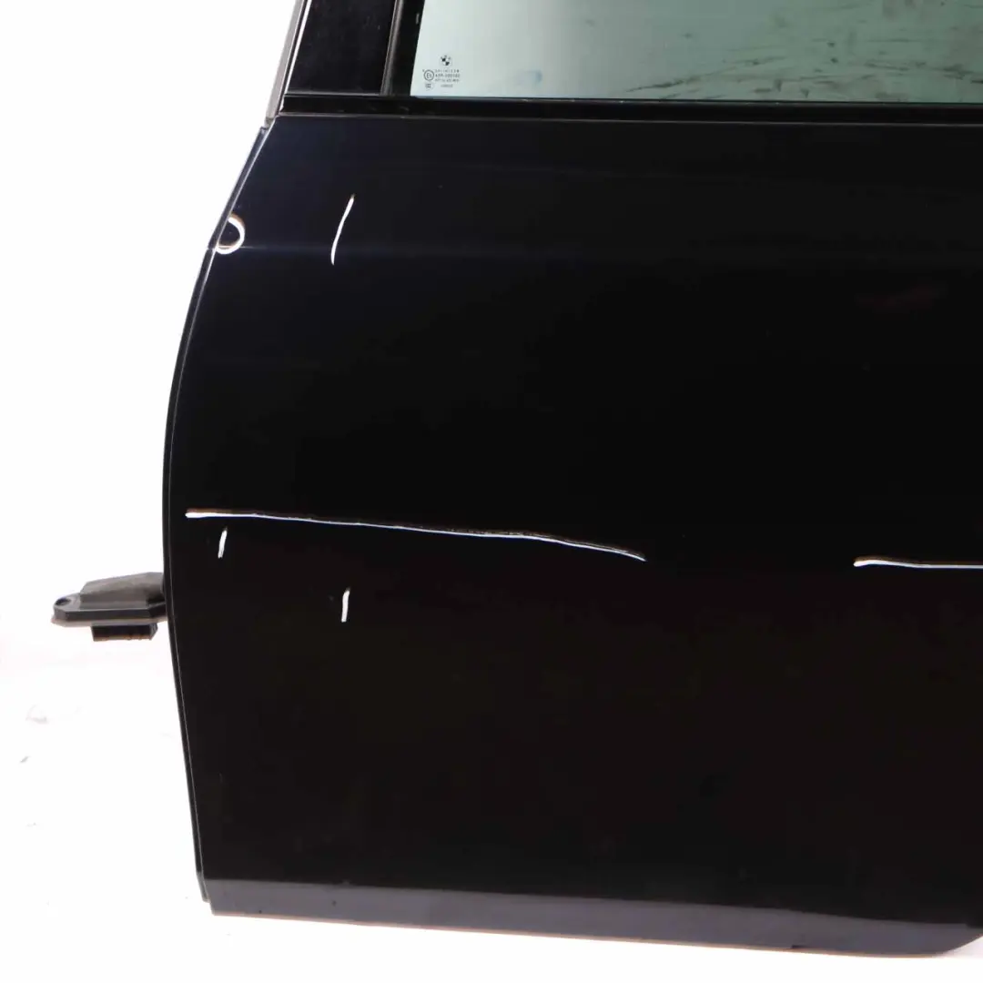 Door Rear Left N/S Carbonschwarz Carbon Black - 416 to BMW E60 with Part number 7202341 BMW E60 Door Rear Left N/S Carbonschwarz Carbon Black - 416 - SKU 7202341-CAR - Part number 7202341
